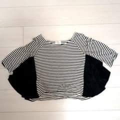 LANVIN en Bleu ストライプ五分袖トップス 38のサムネイル