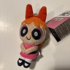 파워퍼프걸스 봉제인형 키홀더 블러섬