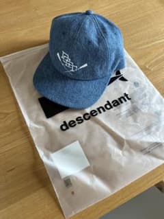 DESCENDANT CLUB6パネルデニムブルー キャップのサムネイル
