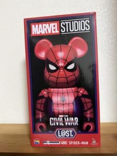 新品未開封 ベアブリック400% スパイダーマン ラスト賞のサムネイル