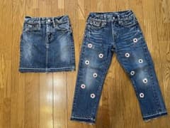 GO TO HOLLYWOOD デニムパンツ スカート セット売り 110のサムネイル
