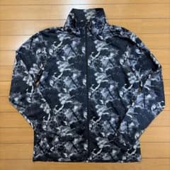 Reebokリーボック ラッシュガード ジップジャケット 薄手 総柄