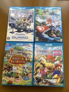 wiiu マリオカート8,マリオパーティ10,どうぶつの森,スターフォックスのサムネイル