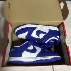 NIKE Dunk Low Little Kids ホワイト/ブルー　17cmのサムネイル