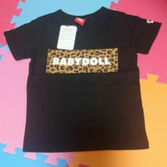 新品♡ベビードール☆ヒョウ柄Tシャツ120のサムネイル