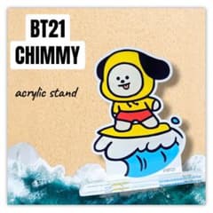 BTS BT21 티미 지민 여름 아크릴스탠드 펄 옷장