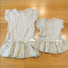 まつ様専用　値下げしました　姉妹お揃い　プティマイン　ワンピースのサムネイル