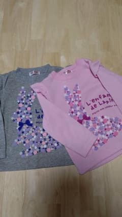 専用　キッズ　パジャマ　裏起毛　ルームウェア　トレーナー　100cm  2枚組のサムネイル