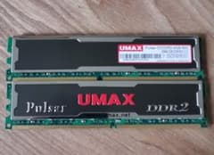 UMAX Pulsar デスクトップ用 DDR2 メモリー 4GB 2GB*2のサムネイル