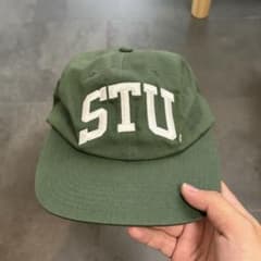 stussy stu キャップ　FA25 グリーン　レア　cap greenのサムネイル