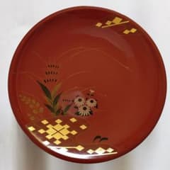 大内塗　脚付菓子器のサムネイル