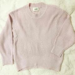 snidel＊ピンク 畦編み ニットのサムネイル
