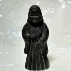 お福さん お福人形 瓦製 時代物 置物 アンティーク ア21 - メルカリ