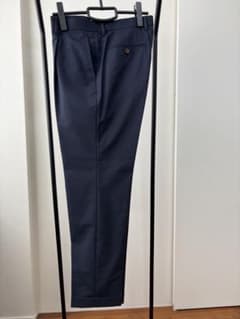 FABRICK TOKYO COOLMAX WOOL ネイビー千鳥パンツのサムネイル