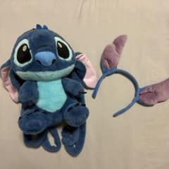 スティッチ ぬいぐるみリュック カチューシャ セットのサムネイル