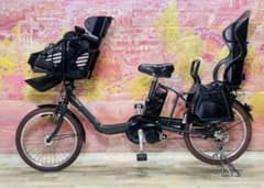 ZK3506 「大容量13.2Ah」電動自転車パナソニック 子供乗せ 20インチ