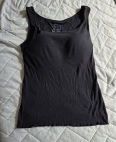 【無印良品】ブラトップ・新品未使用 XL ブラックのサムネイル
