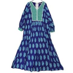 あ*る様 ヌキテパ コットンボイルエスニックコンビネーションプリントパネルドレス ヌキテパ コットンボイルエスニックコンビネーションプリントギャザー