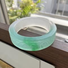 翡翠彫り方型ハングル60.8mm