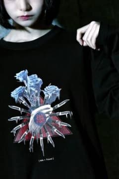 【Ado×歪】愚乱 Long sleeve T-shirt hizumiのサムネイル