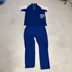 DESCENTE Srixon ゴルフウェアウェアセット 青のサムネイル