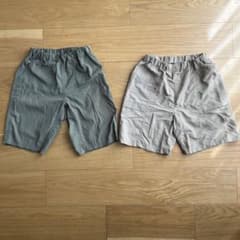 無印良品・UNIQLO ハーフパンツ 2点　キッズ140のサムネイル