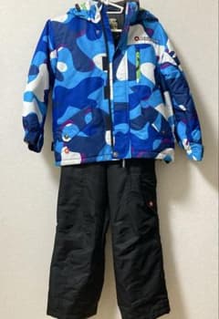 スキーウェア キッズ AIRWALK エアウォーク 130 ブルー スキーパンツ