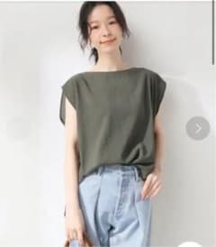 spick & span 드라이 터치 슬릿 슬리브 풀오버