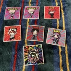 Crazy Raccoon シール 7枚セットのサムネイル