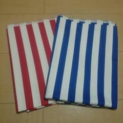 ストライプ柄(赤、青)のサムネイル