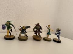 ゼルダの伝説amiiboセット（リンク・ゼルダ・シーク・ガノンドロフ