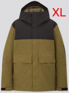 ユニクロ　ハイブリッドダウンスノーボードパーカ　2020(平野) XL オリーブのサムネイル