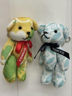 コンラッド東京 コンラッドベア ぬいぐるみ マスコット 2体セット CONRADのサムネイル