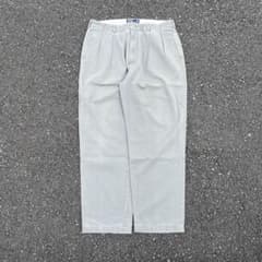 90s Ralph Lauren Andrew バギー2タックチノ カーキグレー - メルカリ