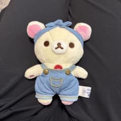 リラックマ コリラックマ デニム ぬいぐるみ ぶらさげマスコット