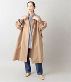IENA 新品・未使用　Pe/ポプリンオーバートレンチコート ベージュ　38のサムネイル