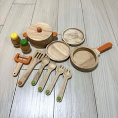 エドインターtonton調理器具セット(木製クッキングトイ)のサムネイル