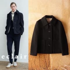 美品✨マーガレットハウエル フェルテッドウール ショートコート ウールコート 2017 マーガレットハウエル フェルテッドウール ショートコート 86400