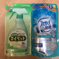 マイペットのつめかえ と ファブリーズのつめかえのセット品のサムネイル