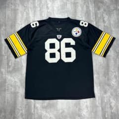 NFL 全刺繍 スティーラーズ アメフトゲームシャツ XL相当 6596 - メルカリ