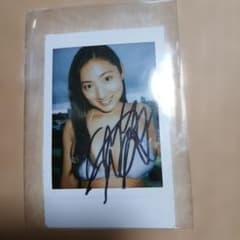 メイリ　チェキ　サイン入りビキニポラロイド写真 紗綾 サイン入りチェキ サイン入りビキニポラロイド写真 - メルカリ