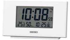 電波目覚まし時計 SEIKO カレンダー 温度 湿度 表示のサムネイル