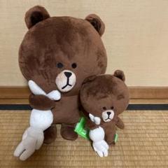 LINEブラウン　ぬいぐるみ　110センチ　特大サイズ　新品未使用 Disney - 11日まで！LINEFRIENDS ブラウン 110cmぬいぐるみ原宿