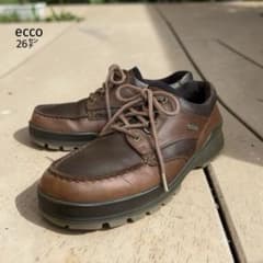 美品✨ ecco TRACK 25 ゴアテックス 26㌢ ブラウン エコー 防水 - メルカリ