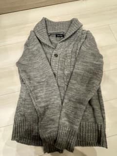 Spiral News XL グレー ボタン付きカーディガンのサムネイル