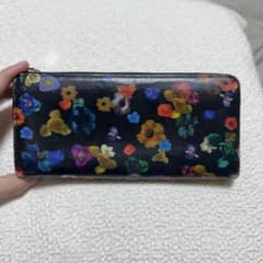 Paul Smith 長財布 フローラル 花柄 ブラック【値下げ】のサムネイル