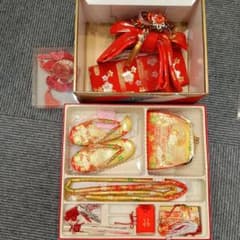 七五三 7歳用 結び帯 草履 バッグ 小物セットのサムネイル