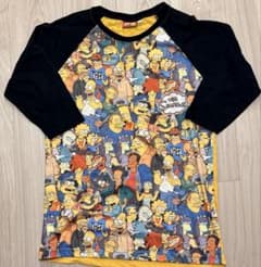 The Simpsons ラグランTシャツ Mサイズのサムネイル