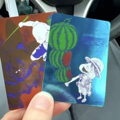 K*e様 ONE PIECE ワンパンマン メタキラカード 2枚セットのサムネイル
