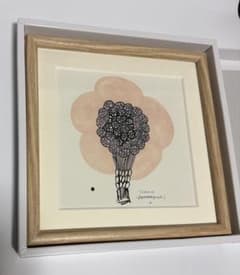 山口一郎氏　アート　お花　ピンク 額装　掛け置き兼用　HANA 山口一郎氏 アート お花 ピンク 額装 掛け置き兼用 HANA - メルカリ